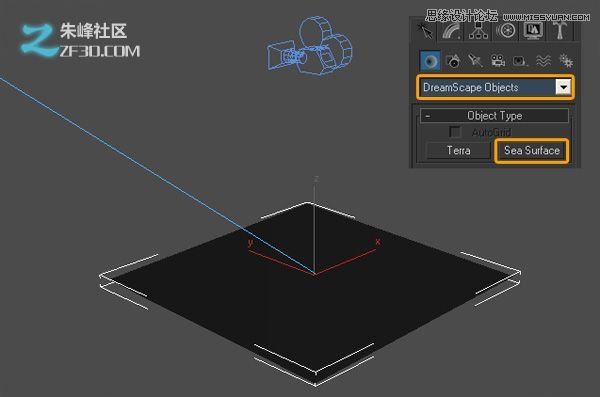 3dmax創建一個美麗的日落場景教程,PS教程,思緣教程網