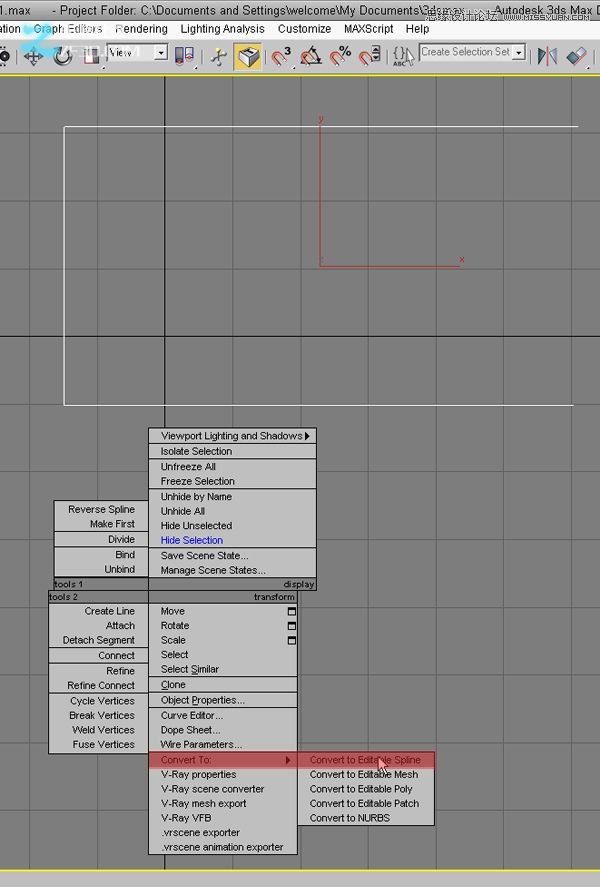 3dmax結合VRAY制作展示廳效果,PS教程,思緣教程網