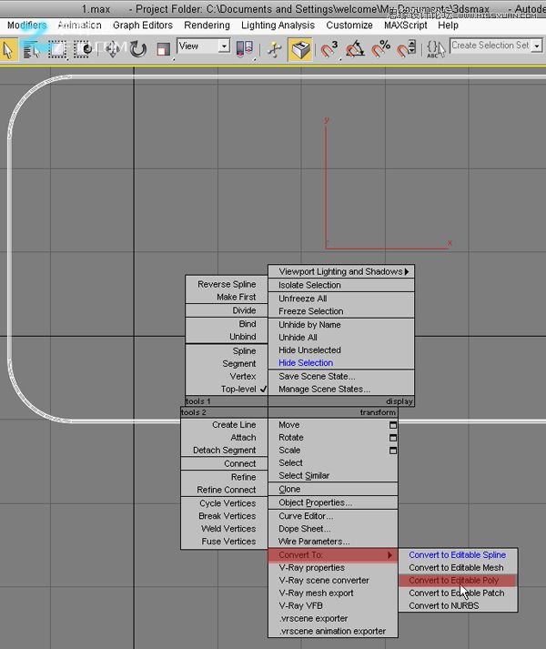 3dmax結合VRAY制作展示廳效果,PS教程,思緣教程網