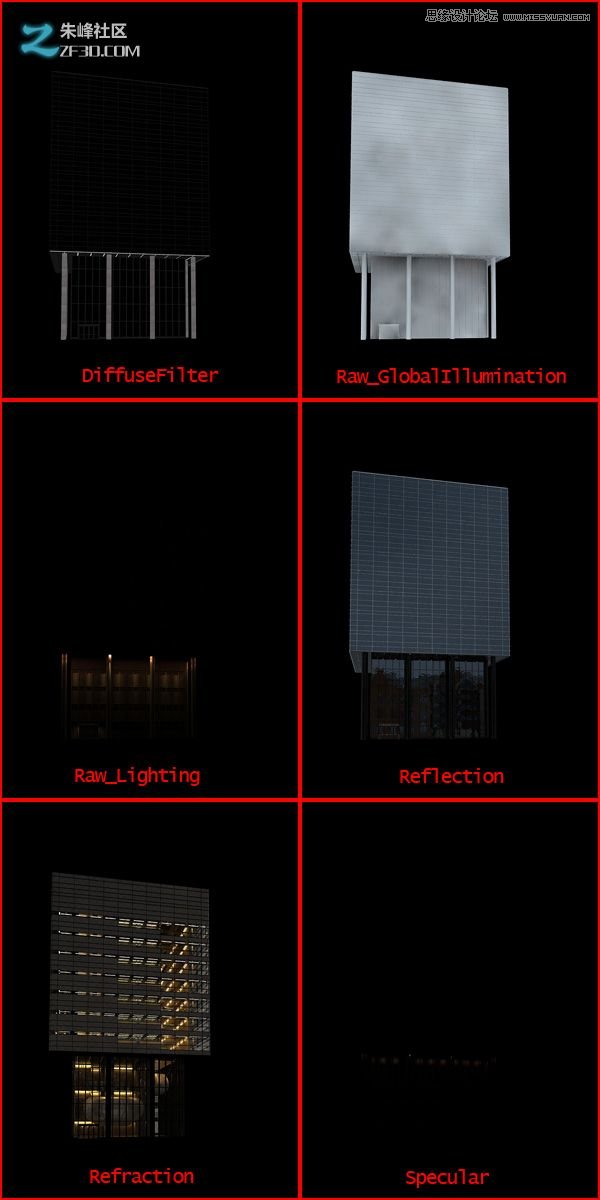 3Dmax結合PS制作超酷的建築物效果圖,PS教程,思緣教程網