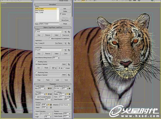 3dsmax繪制毛色亮麗視覺沖擊感強的3D老虎（圖十三）