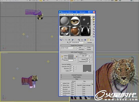 3dsmax繪制毛色亮麗視覺沖擊感強的3D老虎（圖二十一）
