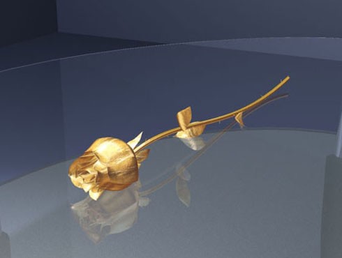 用3DMax打造一直金色的玫瑰    三聯