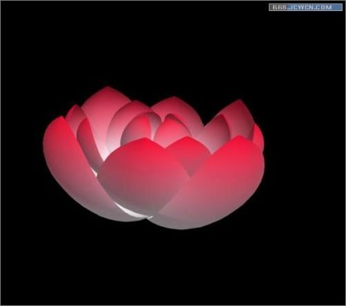 3DsMAX簡單快速打造荷花燈教程  三聯