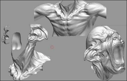 3DS MAX結合ZBrush建模打造妖魔