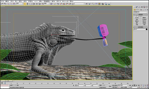 3DS MAX教程：打造蜥蜴的麥