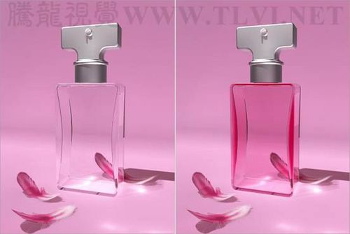 3DMax設置香水瓶彩色玻璃材質 三聯