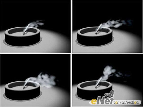 用3dsmax模擬香煙煙絲飄動效果(5)