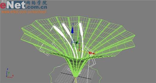 3DSMAX實例教程：兩大步制作紫色牽牛花(3)