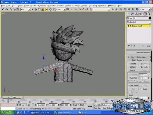 3dsmax實例教程:打造Q版忍者角色