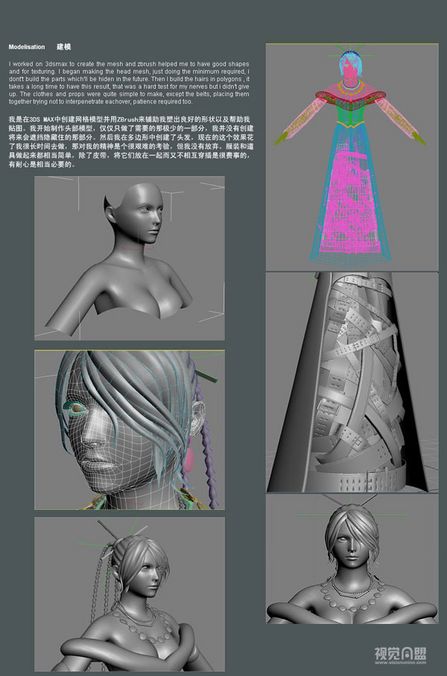 3dsmax制作《最終幻想X》人物LuLu