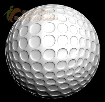 3DsMax制作凹凸表面高爾夫球 三聯