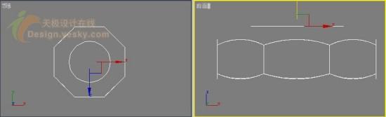 使用3DsMax幾何體融合功能設計大理石花壇