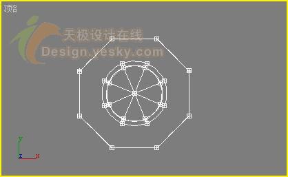 使用3DsMax幾何體融合功能設計大理石花壇(2)
