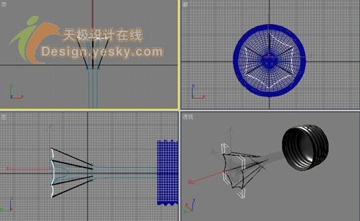 3DsMAX精彩特效實例之制作三維玻璃燈泡(2)