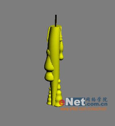 特效教程用3DSMAX制作一支燃燒著的紅燭(2)