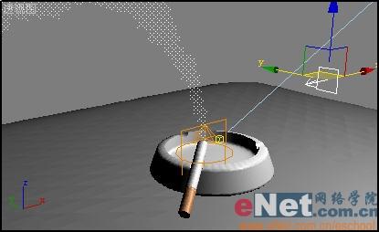 3DSMAX特效：制作一支沒有抽完的香煙(5)