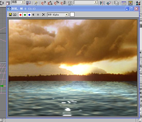 3DMAX打造真實的海景 三聯