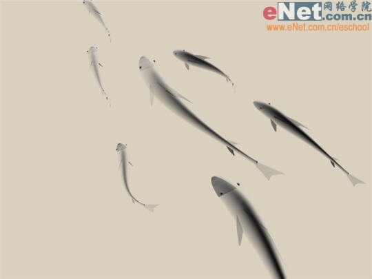 3dmax9.0教程:栩栩如生的游魚水墨畫 三聯