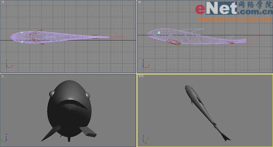 3dmax9.0教程:栩栩如生的游魚水墨畫