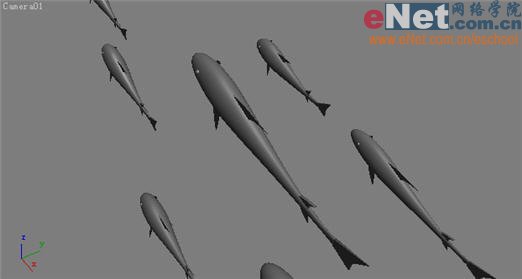 3dmax9.0教程:栩栩如生的游魚水墨畫