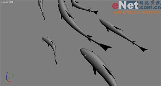 3dmax9.0教程:栩栩如生的游魚水墨畫