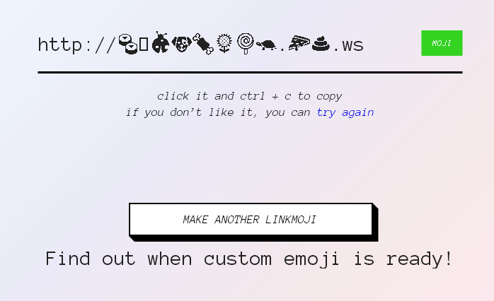 教你把網站鏈接變成emoji表情 emoji網址生成器