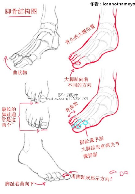 SAI人漫人物腳部的繪制教程參考 三聯