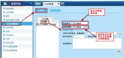 B/S數據源配置