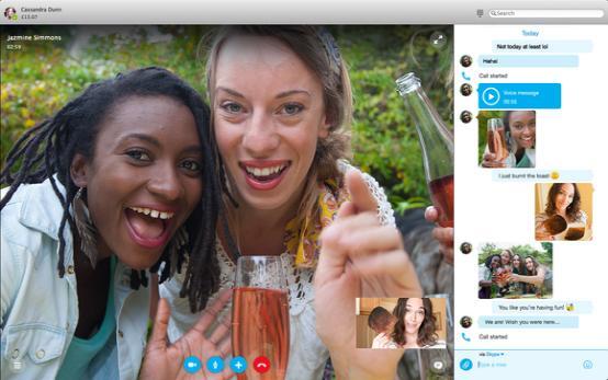 Win和Mac版Skype升級 可同時文字視頻聊天