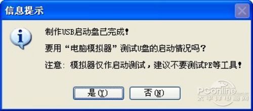 晨楓U盤啟動工具U盤啟動盤制作完成