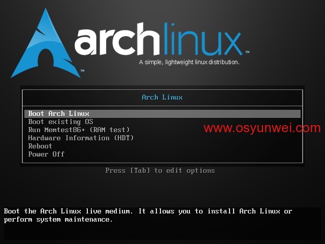 Archlinux 安裝教程圖文詳解 三聯