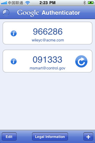 谷歌驗證：Google Authenticator