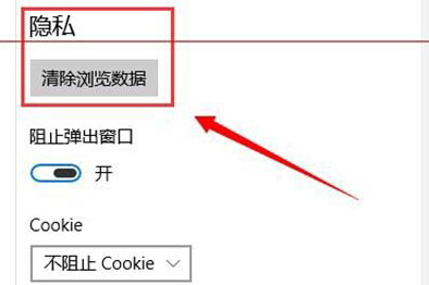 如何在win10系統中的斯巴達浏覽器中刪除歷史記錄和cookie？