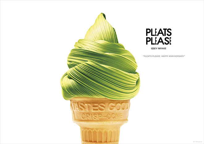 PLEATS PLEASE 慶祝 20 周年海報