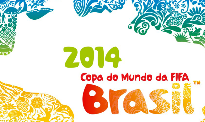 2014年巴西世界杯32強宣傳海報設計 三聯
