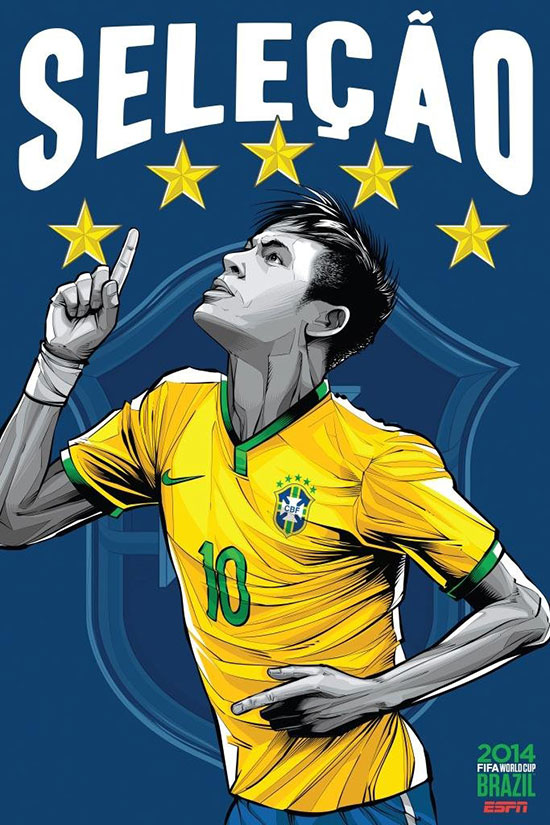 1 1405261221051 2014年巴西世界杯42強宣傳海報設計