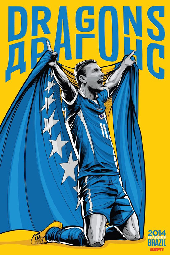 1 1405261221031 2014年巴西世界杯32強宣傳海報設計