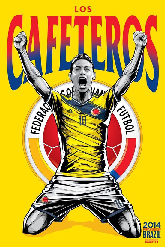 1 1405261221131 2014年巴西世界杯32強宣傳海報設計