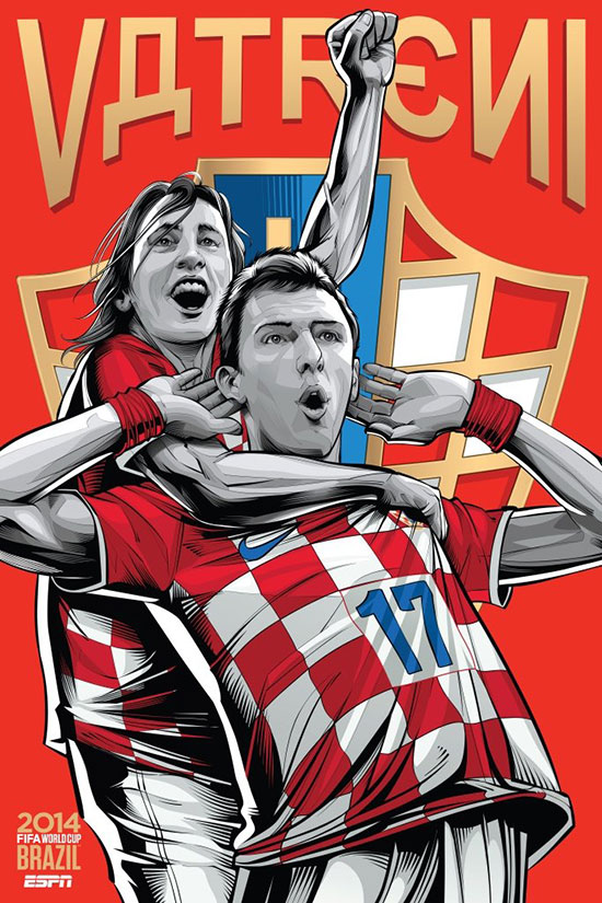 1 1405261221171 2014年巴西世界杯42強宣傳海報設計