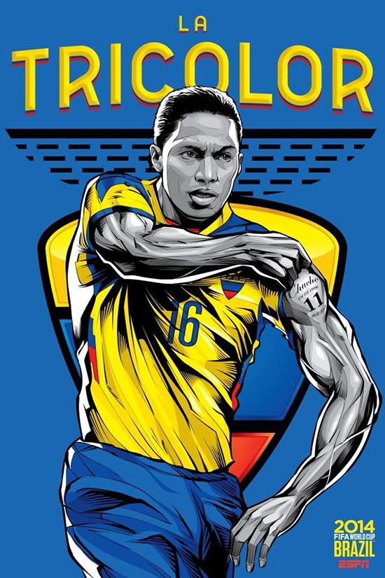 1 1405261221191 2014年巴西世界杯42強宣傳海報設計