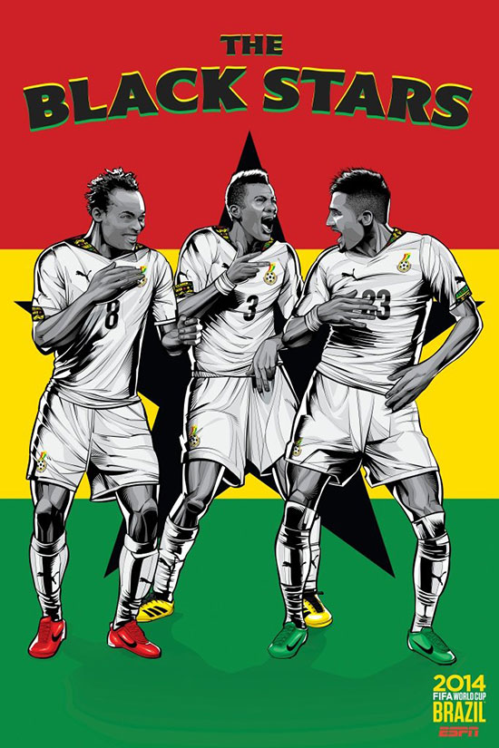 1 1405261221301 2014年巴西世界杯32強宣傳海報設計