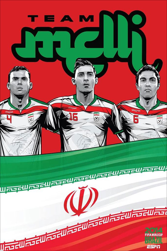 1 1405261222091 2014年巴西世界杯42強宣傳海報設計
