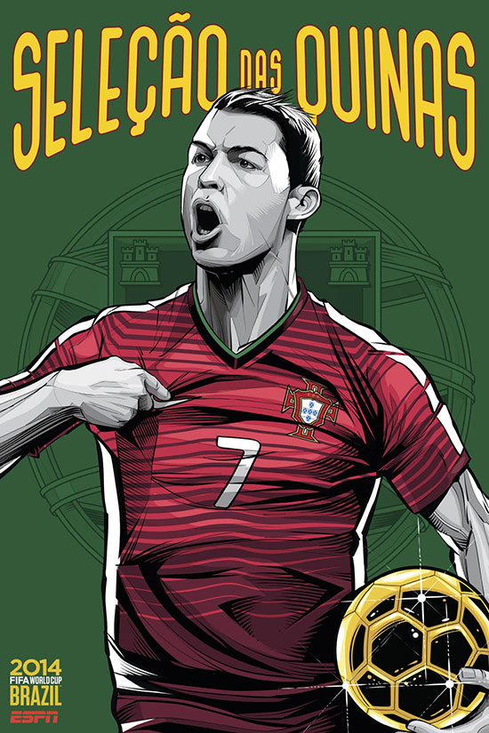 1 1405261222401 2014年巴西世界杯42強宣傳海報設計