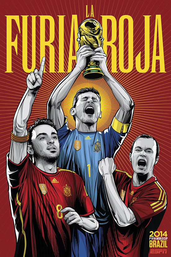 1 1405261222591 2014年巴西世界杯42強宣傳海報設計