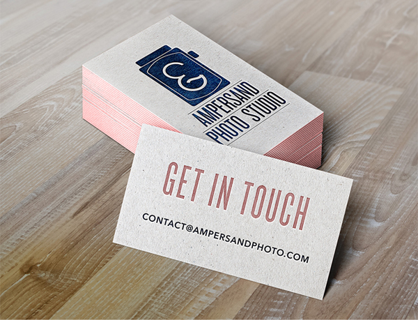 Branding: Ampersand Photo Studio by Taylor Morris in Showcase of 50 Creative Business Cards