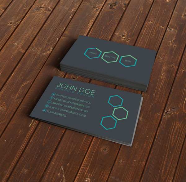 Minimalist Business Card by Designs4you in Showcase of 50 Creative Business Cards