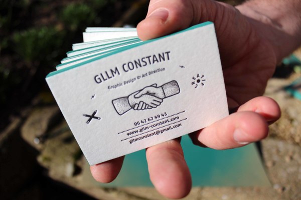 Business Card by Guillaume Constant in Showcase of 50 Creative Business Cards