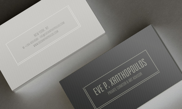 Business Card Proposal - Art Advisor by Aime Gomez Molina in Showcase of 50 Creative Business Cards