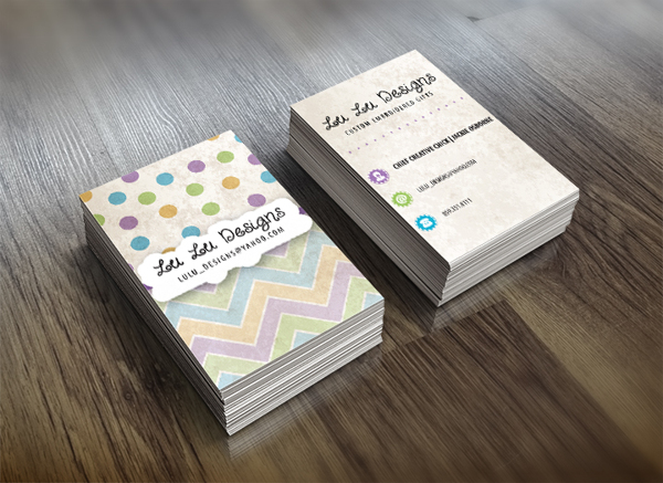 Lu Lu Designs Business Cards by Jodi Miller in Showcase of 50 Creative Business Cards